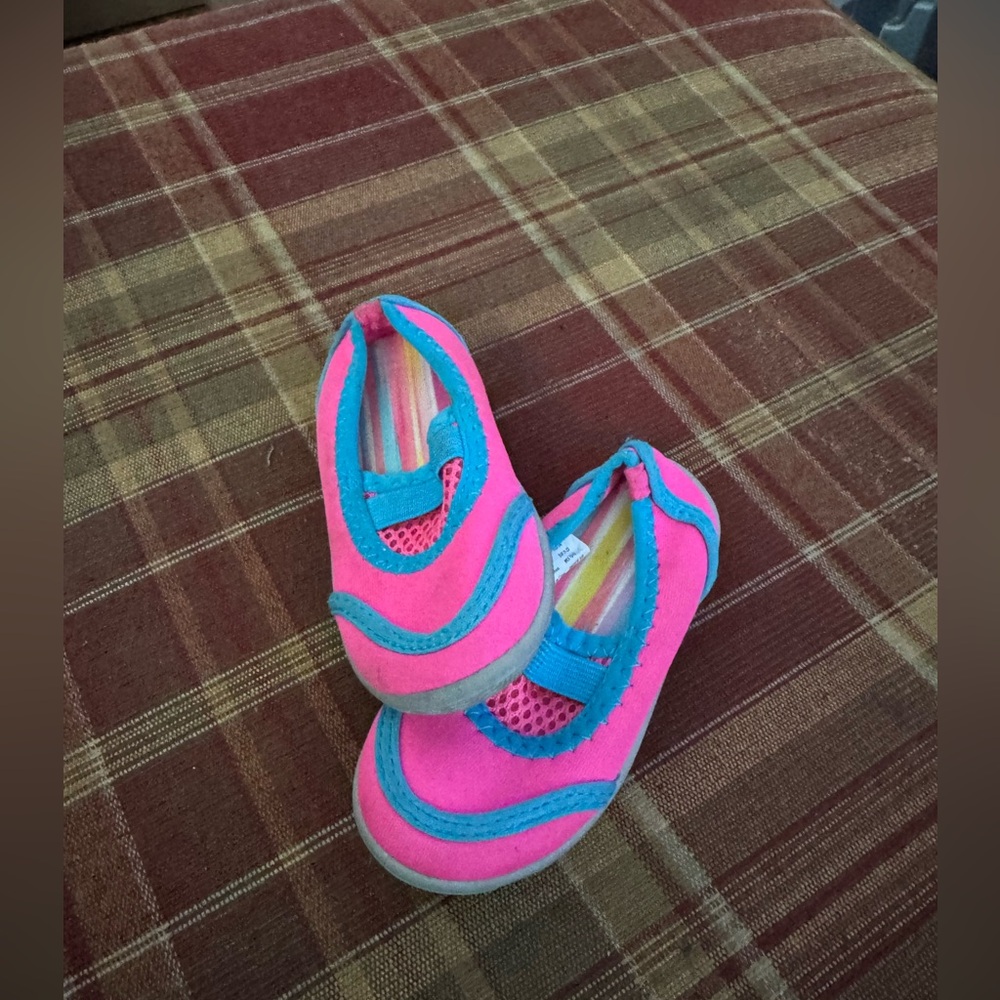 Kids Pink and Blue Water Shoes